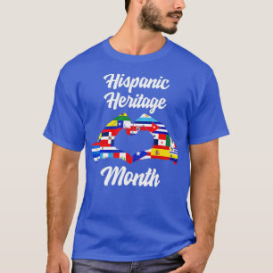 National Hispanic Heritage Month Heart Latino Coun T-Shirt