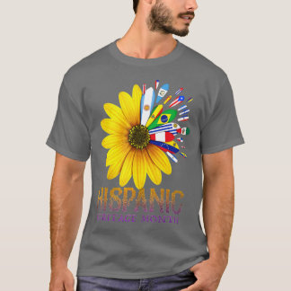 National Hispanic Heritage Month Latino Flag All C T-Shirt