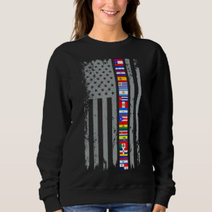 National Hispanic Heritage Month Spain Latina Flag Sweatshirt