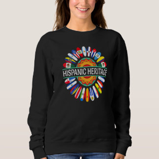 National Hispanic Heritage Month Sunflower Latino  Sweatshirt