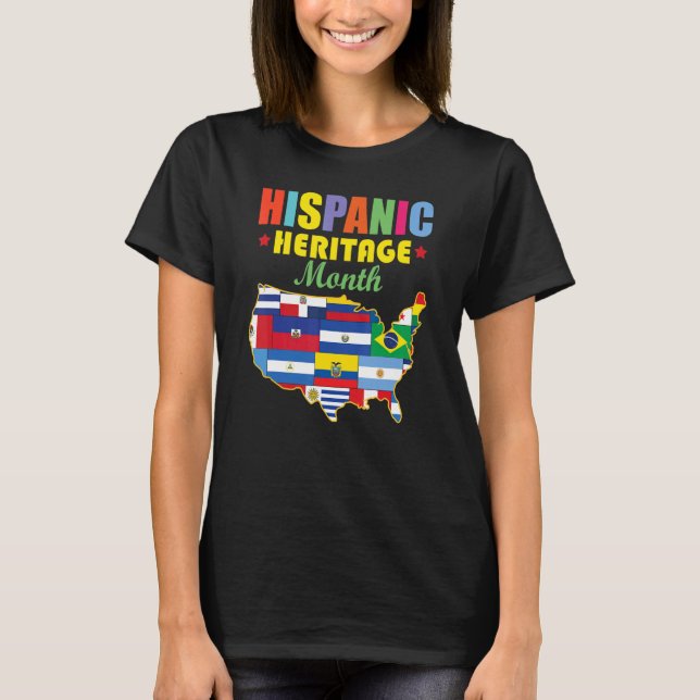 National Hispanic Heritage Month T-Shirt (Front)