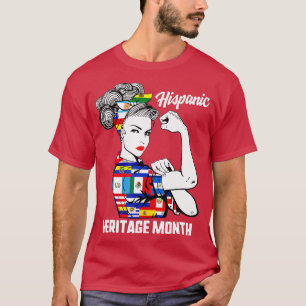National Hispanic Heritage Month Woman Latino Coun T-Shirt