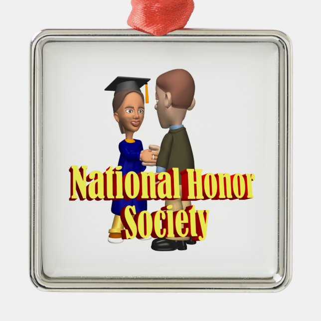 National Honour Society Metal Ornament (Front)