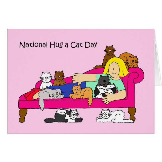 National Hug Your Cat Day June 4th (Front Horizontal)