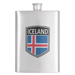 National - Iceland Hip Flask