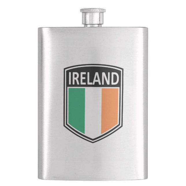 National - Ireland Hip Flask (Front)
