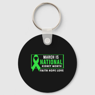 National Kidney Disease Awareness Month Keychain