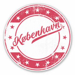 National - København Denmark Sticker