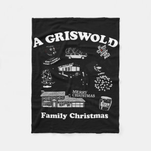 National Lampoon's Christmas Vacation - Item Grid  Fleece Blanket