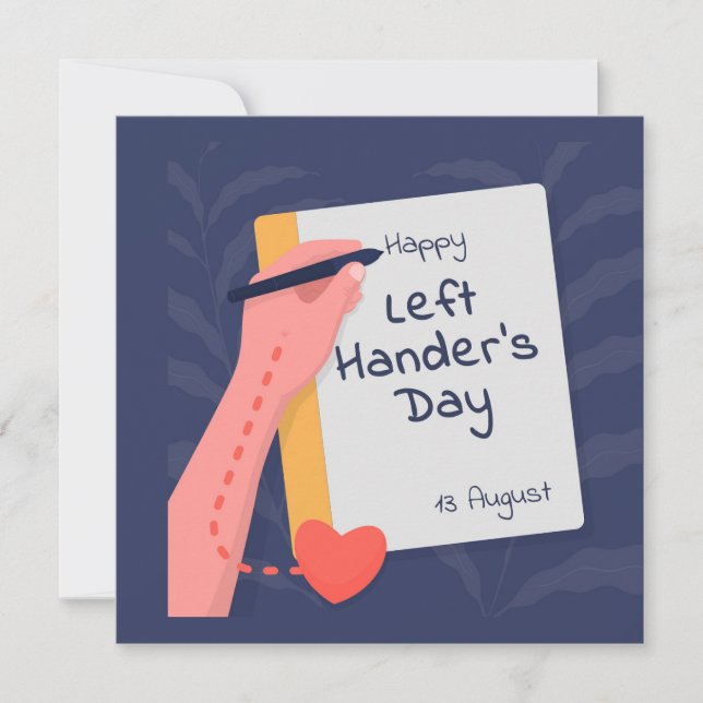 National Left Handers Day Card (Front)
