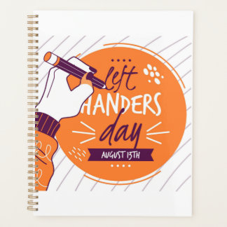 National Left Handers Day Planner