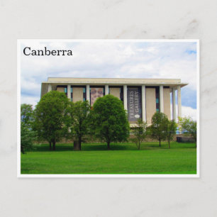 national library canberra postcard
