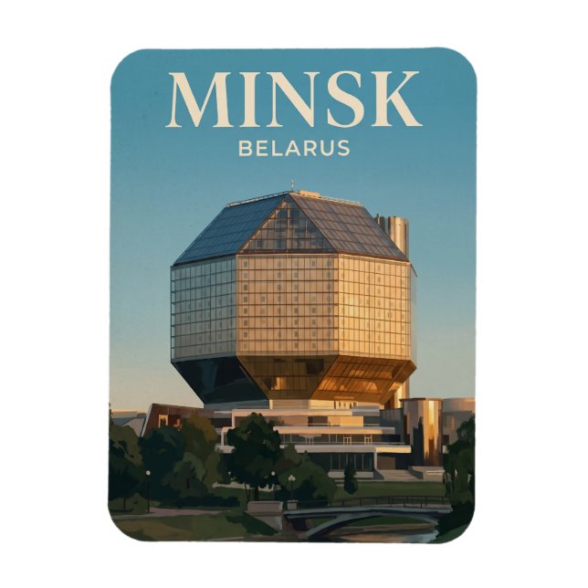 National Library of Belarus Belarus Magnet (Vertical)