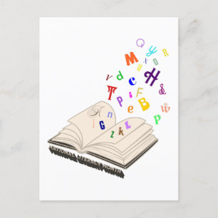 National Literacy Month Postcard