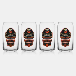 National Love Your Red Hair Day Can Glass