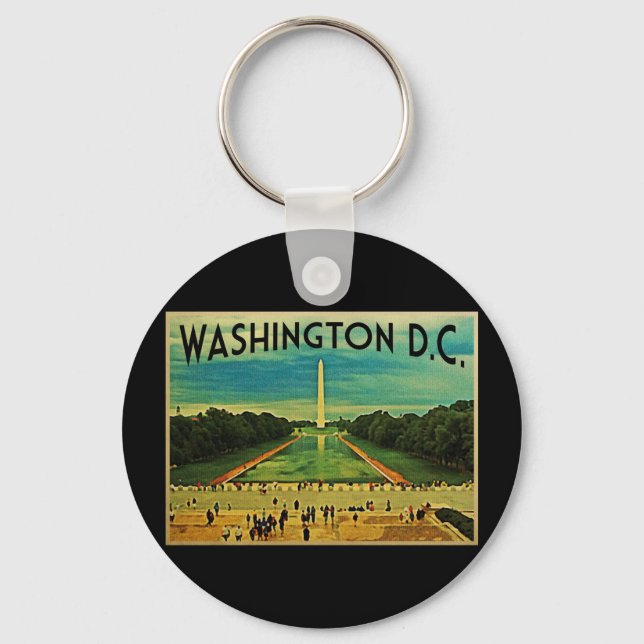 National Mall Washington D.C. Keychain (Front)