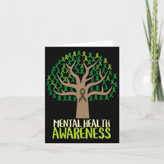 National mental health awareness month tree card