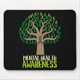 National mental health awareness month tree mouse pad