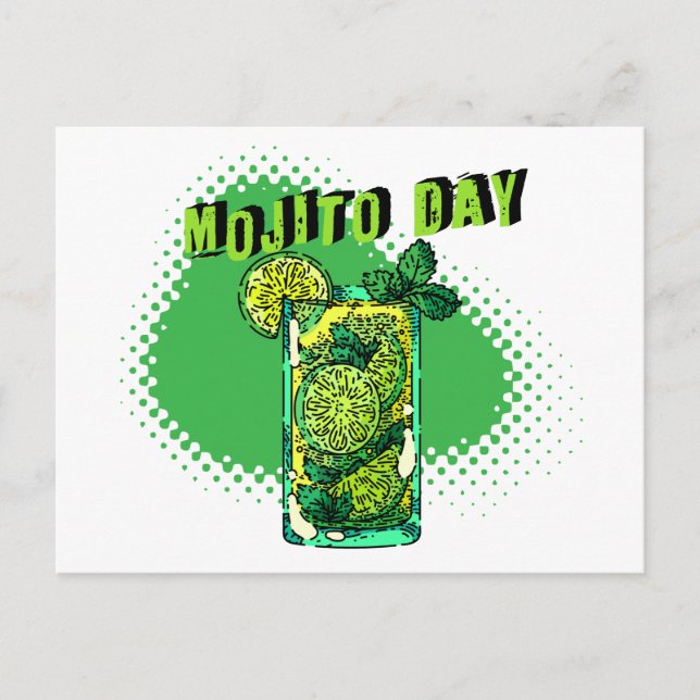 National Mojito Day Postcard (Front)