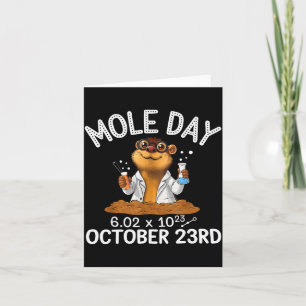 National Mole Day Animal Mammal Mole Whisperer  Card