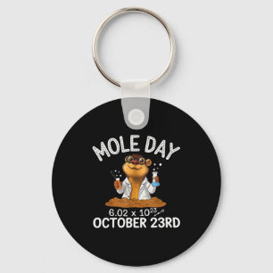 National Mole Day Animal Mammal Mole Whisperer  Keychain