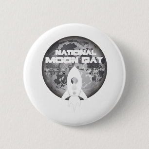 National Moon Day Classic 2 Inch Round Button