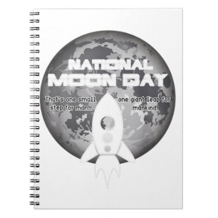National Moon Day Classic Notebook
