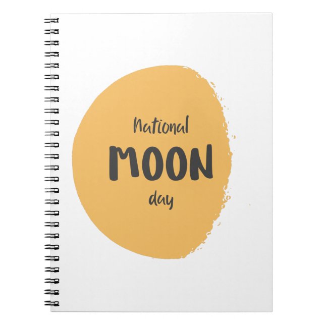 National Moon Day Notebook (Front)