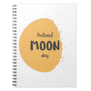 National Moon Day Notebook