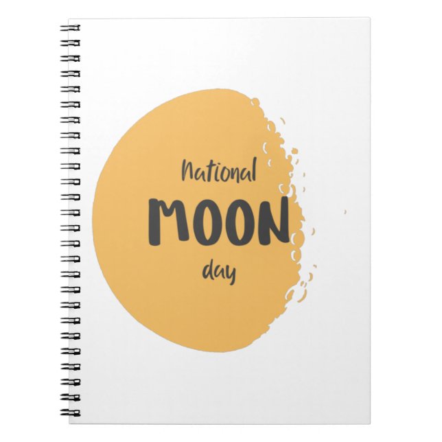 National Moon Day Notebook (Front)