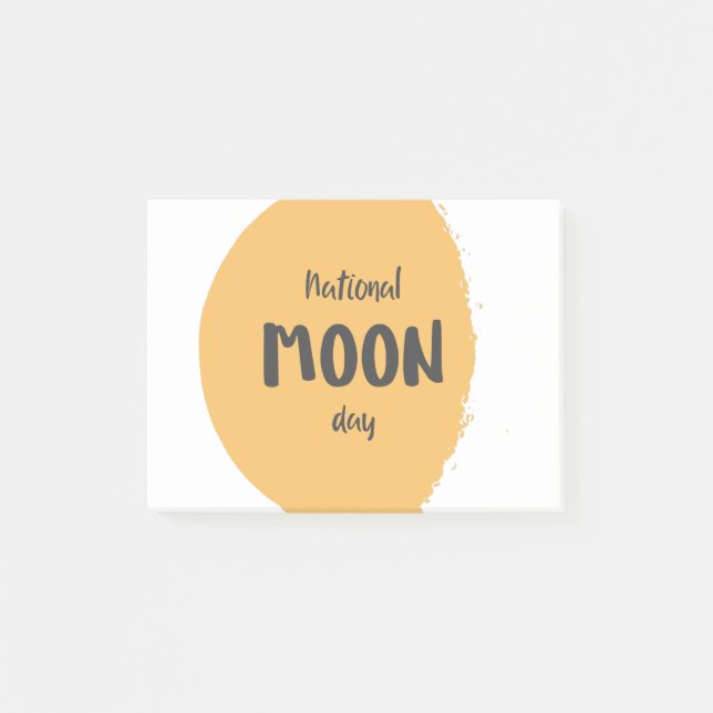 National Moon Day Post-it Notes (Front)