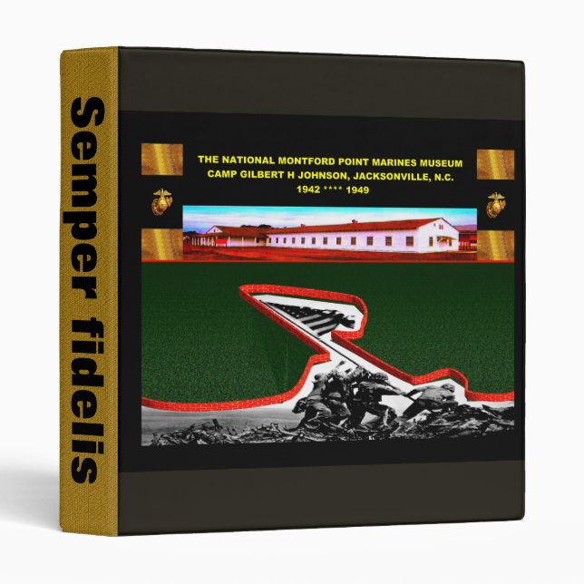 NATIONAL MUSEUM MONTFORD POINT MARINES BINDER (Front/Spine)