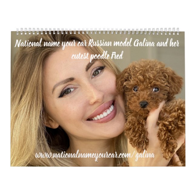 National Name Your Car Russian model Galina & Fred Calendar (Cover)