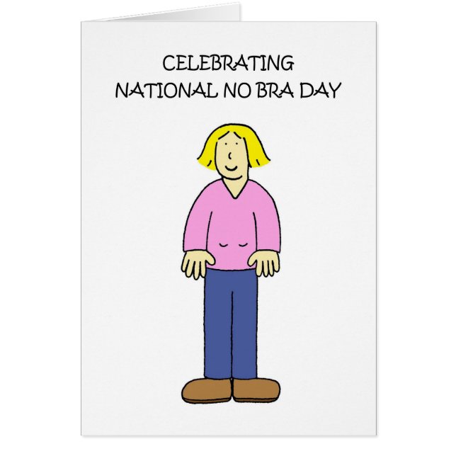 National No Bra Day  October 13th (Front)