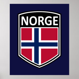 National - Norge Poster