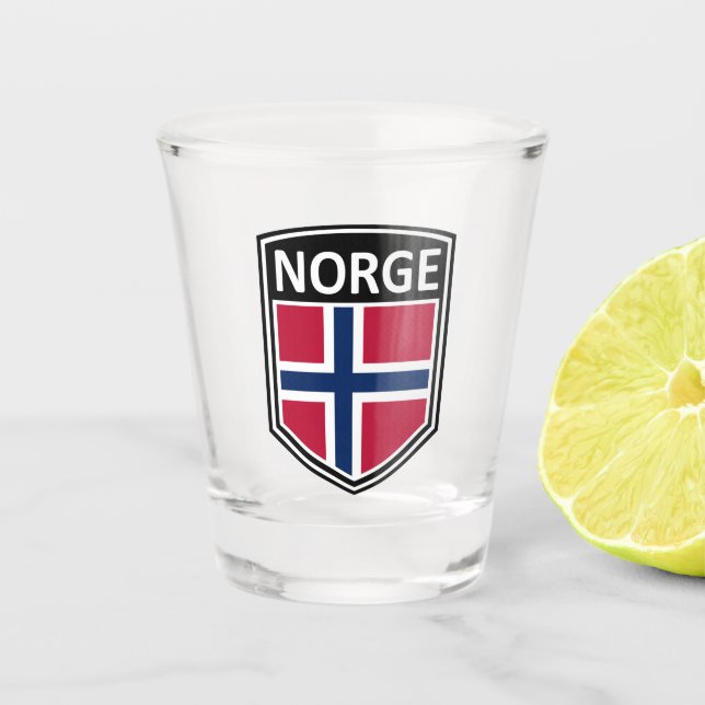 National - Norge Shot Glass (Front)