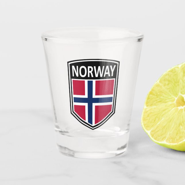 National - Norway Shot Glass (Front)