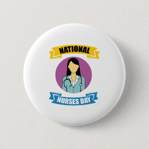 national Nurses Day 2 Inch Round Button
