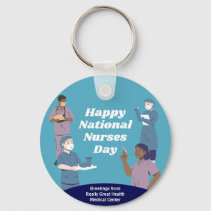 National Nurses Day Customizable Keychain