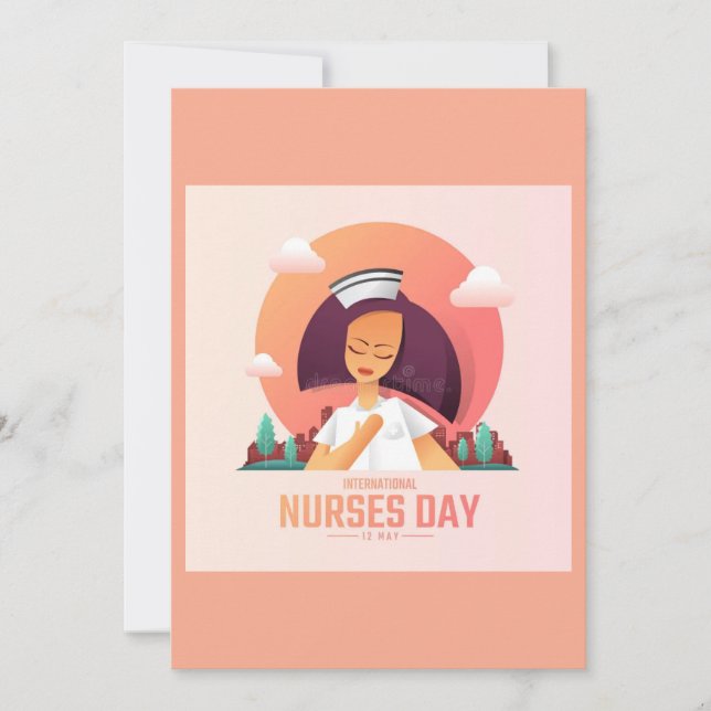 National Nurse's Day Greeting Card  (Front)