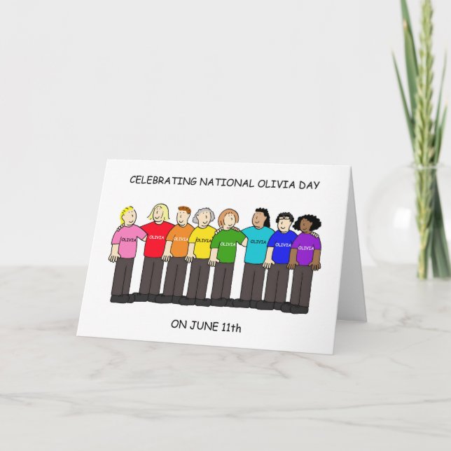 National Olivia June 11th Card (Front)