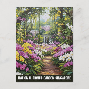 National Orchid Garden Singapore Postcard