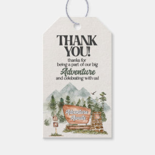 National Park Adventure Awaits Favour Thank You Gift Tags