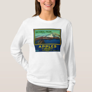 National Park Apple Crate LabelHood River, OR T-Shirt