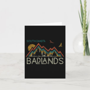 National Park Badlands South Dakota The Mount Rush Card