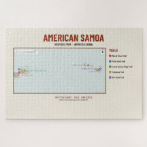 National Park of American Samoa Trail Map Puzzle