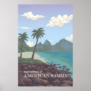 National Park of American Samoa Travel Poster