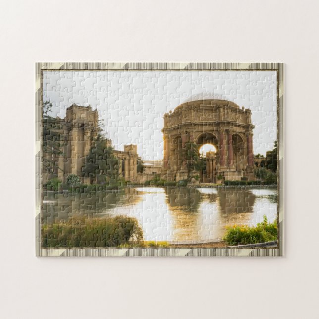 National Park Scenic Pavilion Lake Reflection Jigsaw Puzzle (Horizontal)