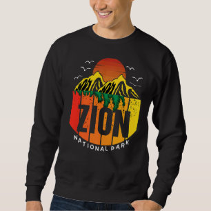 National Park Souvenir Utah Zion Hiking Nature Cam Sweatshirt