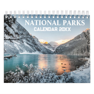 National Parks Calendar 2027 Personalized Calendar